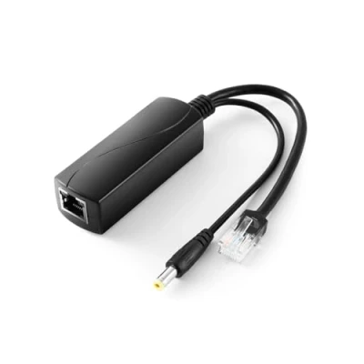 Image of Gigabit PoE Splitter 12V 1A Output with IEEE 802.3af Standard Compliant 10,100,1000Mbps Power Over Ethernet Adapter for Security Camera CCTV Surveillance 5.5x2.1mm DC Plug Cable(PS5712G)