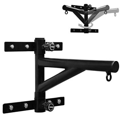 Image of Yes4All Wall Mount Adjustable Heavy Bag Hanger with Chain Duty Punching Bracket for Boxing, Muay Thai and MMA Training