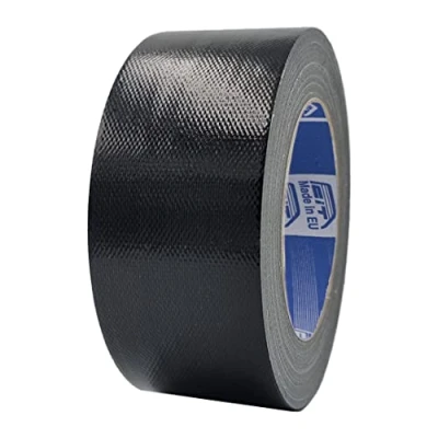 Image of ACIT Super 50mm x 25M Reinforced Duct Tape American Fabric Tape: Repairs, Fixing and Packaging with High Density (Black)