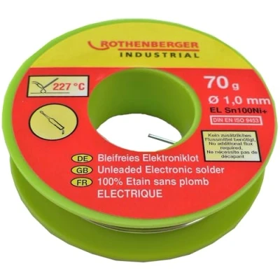 Image of ROTHENBERGER Industrial Lead Free Electronic Solder 70g