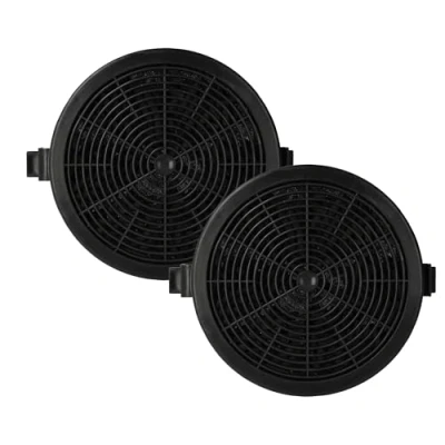 Image of vhbw 2x Activated Carbon Filter compatible with Klarstein Sofia series Extractor Hood 11.2 cm