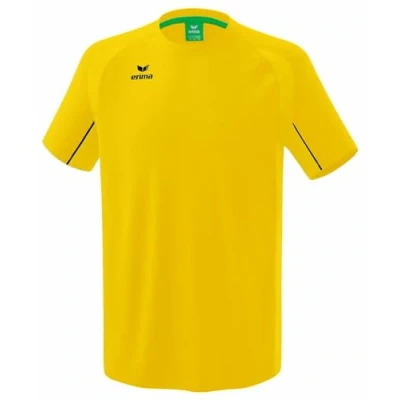 Image of Erima Men&#039;s Liga Star Trainings T Shirt, Yellow/Black, 4XL