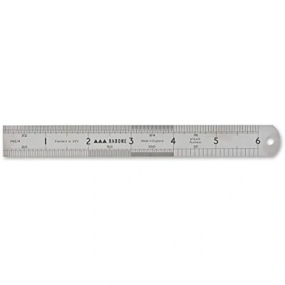 Image of Stanley Stainless Steel Rule 24In/600MM 0 35 342