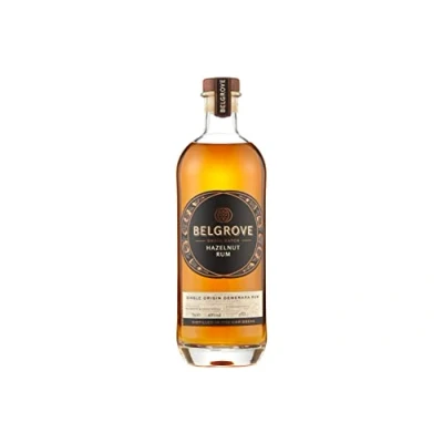Image of Belgrove Hazelnut Spiced Rum 70cl 40% ABV Single Origin Pure Demerara Great Taste Winner