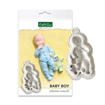 Image of Baby Boy Silicone Mould for Cake Decorating, Cupcakes, Sugarcraft, Candies and Clay, Food Safe