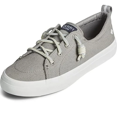 Image of Sperry Women&#039;s Crest Vibe Sneaker, Grey, 6 UK