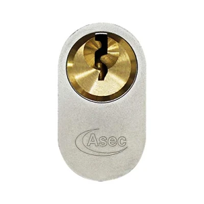 Image of ASEC Vital 6 Pin Oval Double Cylinder 64mm 32/32 (27/10/27)