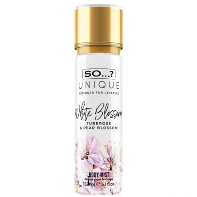 Image of So…? Unique Womens White Blossom Body Mist Fragrance Spray 150ml