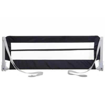 Image of Dreambaby Harrogate Bed Rails Guard Foldable &amp; Portable Safety Barrier Suitable for Flat Bases Measures 109cm Wide x 45.5cm Tall Navy Blue Model F770