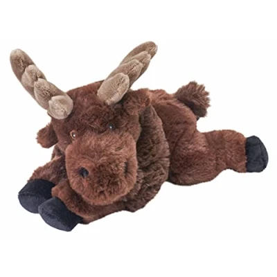 Image of Wild Republic Ecokins Mini, Moose, Stuffed Animal, 8 inches, Gift for Kids, Plush Toy, Made from Spun Recycled Water Bottles, Eco Friendly, Child’s Room Decor