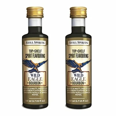 Image of 2X Still Spirits Top Shelf Wild Eagle Bourbon Essence Flavours 2.25L