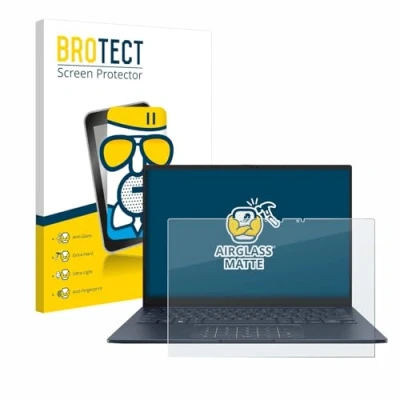 Image of brotect Anti Glare Glass Screen Protector Matte compatible with ASUS ZenBook 14 OLED UX3405 Touch Scratch 9H Protection Film