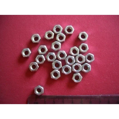 Image of M6 Steel BZP Hex Nuts 6mm x 25 Hardware