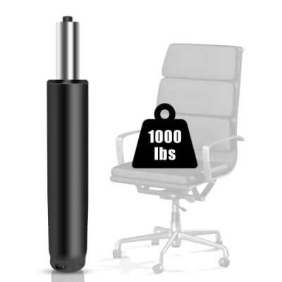 Image of chair gas lift, cylinder, office base replacement 1000LB(450kg) lift cylinder replacement, Suitable for chairs, gaming chairs. (New Black)