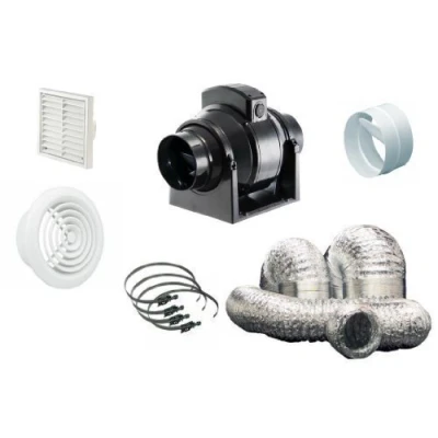 Image of MF100T Timer + Back Draught Shutter kit Manrose 4
