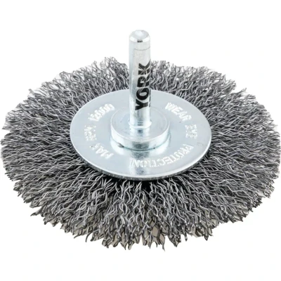 Image of York 80X10MM Shaft Mounted Rotary Wire Brushes 30SWG.