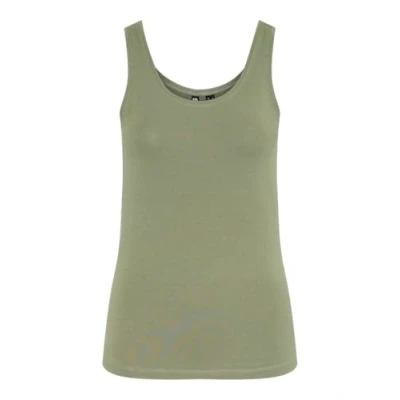 Image of PIECES Women&#039;s Pcsirene Tank Top Noos, Deep Lichen Green, S