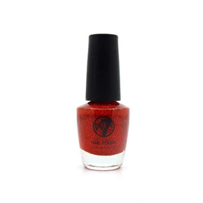 Image of W7 Cosmetics Nail Polish Number 2, Red Dazzle 15 ml