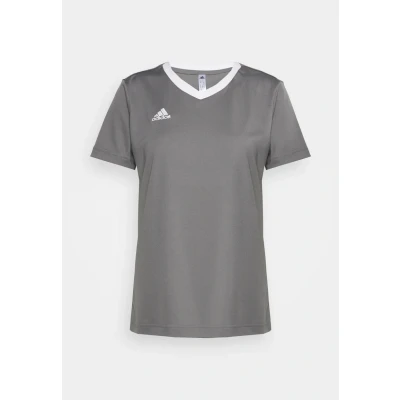 Image of adidas Performance Entrada Sports Tshirt, Women&#039;s, Size: XS, Grey