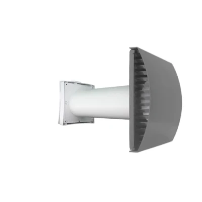 Image of Condensation Damp Control Passive Wall Intake Vent Grille Kit with Filter 100mm (4 inch) Duct for Fresh Air Anti Draught &amp; External Wind Sound Baffle Hood Cover Draft