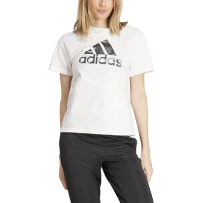 Image of adidas Women&#039;s CAMO Graphic TEE, Sandy Pink, S
