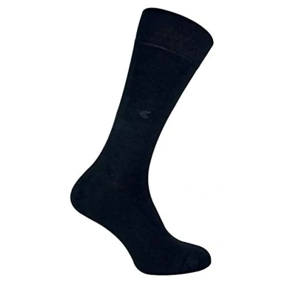 Image of Sock Snob Mens Patterned Design Formal Bamboo Dress Socks 6 11 Black Grey Arrow