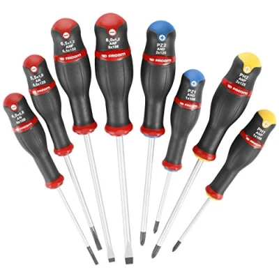 Image of Best Price Square SCREWDRIVER SET SL+PZ+PH 8PC AN.J8PB By FACOM