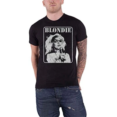 Image of Blondie Presente Poster Men&#039;s X Large T Shirt Black