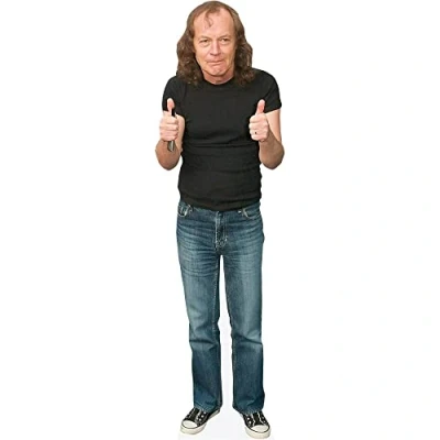 Image of Angus Young (Thumbs Up) Mini Size Cutout