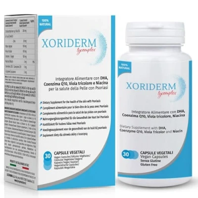 Image of Xoriderm Lycomplex Supplement to Support The Treatment of Dermatitis, Eczema and Redned Skin 30 Capsule