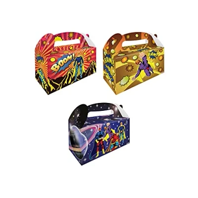 Image of HENBRANDT 12 x Superhero Lunch Boxes (Large)