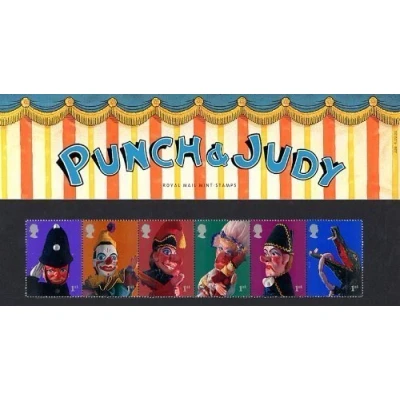 Image of 2001 Punch and Judy Stamps in Presentation pack