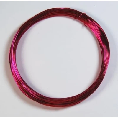 Image of celloexpress Aluminium Craft Wire 0.8mm x 20m (Diameter Length) 20 Guage (Cerise)