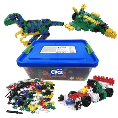 Image of Nano Clics Creative Builders 2000, Construction Toy for Children from 8 Years, Educational in a Set of 2000 Pieces, Building Blocks, Durable Toys