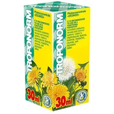 Image of Troponorm 30ml PhytoConcentrate Natural Plant Extracts Effective Endocrine, Nervous &amp; Immune Systems Health