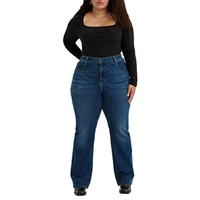 Image of Levi&#039;s Plus 725 HIGH RISE Bootcut jeans, Women&#039;s, Size: 20x32, Blue wave dark