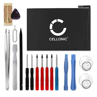 Image of CELLONIC® Tablet Battery Replacement Compatible for iPad mini 4 (A1538/A1550) + 17 Tool Repair Kit A1546 5100mAh Power Pack
