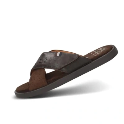 Image of bugatti Men 321 art80 Sandal, Dark Brown, 10 UK