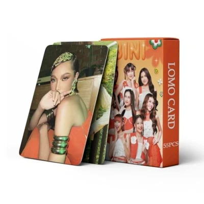 Image of 55pcs Kpop Cards BINI STACEY SHEENA GWEN MALOI Mini Album Merch Photocards Set Photo Gift Fans