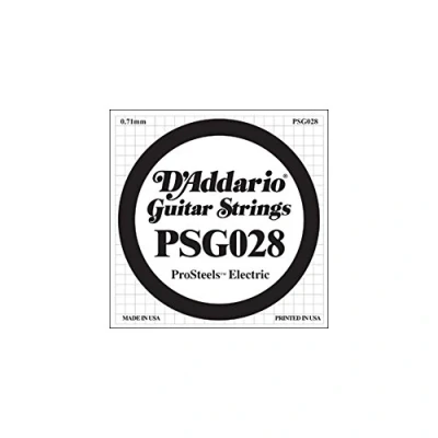 Image of D&#039;Addario PSG028 0.028 ProSteels Single String for Electric Guitar