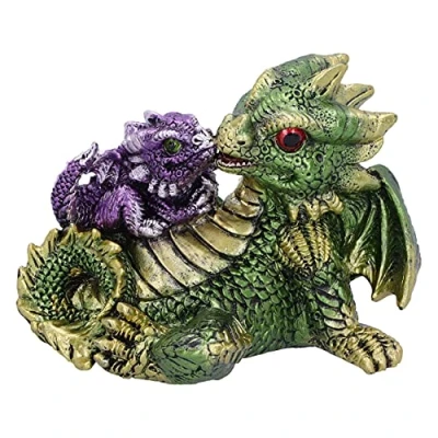 Image of Nemesis Now Dragonling Rest (Green) 11.3cm U5563T1