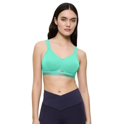 Image of triaction by Triumph Cardio FLOW High support sports bra, Women&#039;s, Size: 32E, Ice drop