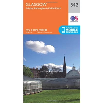 Image of Explorer 342 Glasgow Map With Digital Version