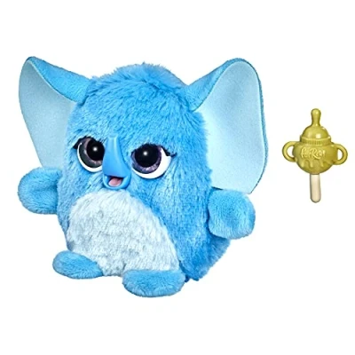 Image of furReal Fuzzalots Elephant Interactive Colour Changing Animatronics Animal, 25+ Sounds and Reactions, for Children 4+