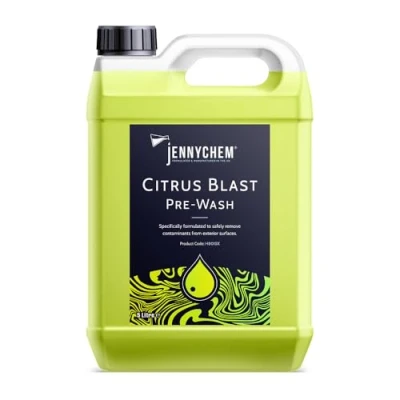 Image of Jennychem Industrial Chemicals Citrus Pre Wash Car Cleaner Breaks Down Dirt, Road Grime, Insect Remover, Oil Remover &amp; More 5L