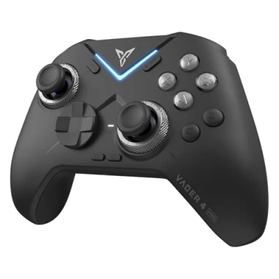 Image of Flydigi Vader 4 Pro Gaming Controller, Force Adjustable Joystick, Knob Adjusted Resistance, Vibration Triggers, Remappable Buttons, 1000Hz Polling Rate, 1ms Latency, Multi Connection