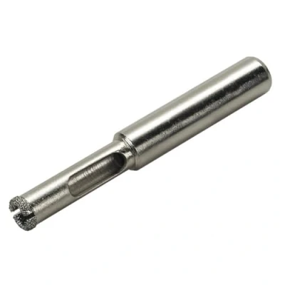 Image of wolfcraft “Ceramic Diamond Coated Annular Bit, Ø 6 mm I 5916000 For installing bathroom fittings and cable bushings in tiles or glazed tiles, cutting depth 30