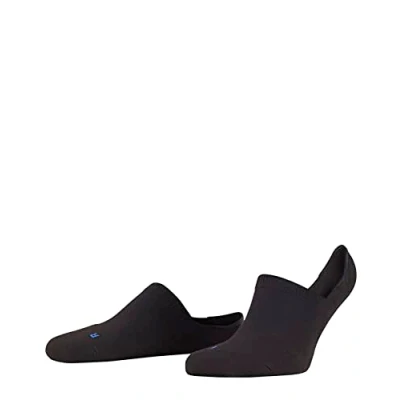 Image of Falke COOL KICK Invisibles Unisex Anatomical Plush SOLE Trainer socks, Size: 5.5 7.5, Black