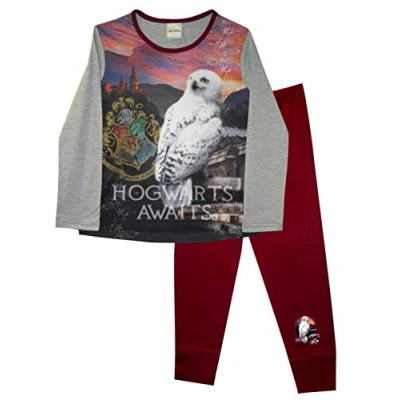 Image of Harry Potter Hogwarts Awaits Girl&#039;s Pyjamas 7 8 Years
