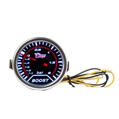 Image of Mintice Universal Car Engine Smoke Tint len 2&quot; 52mm Bar Indicator Turbo Boost Gauge Meter